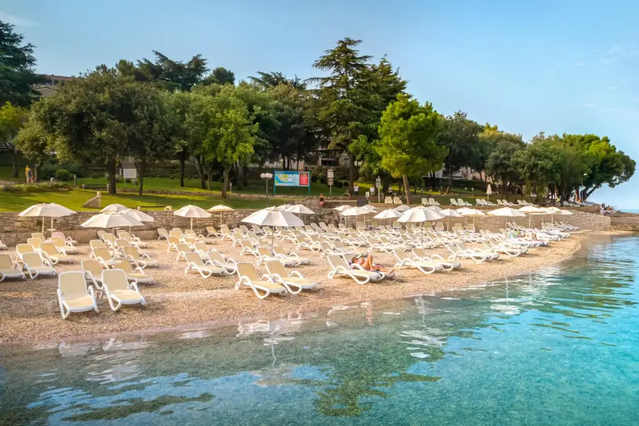 Vrsar - hotel Pineta - plaža