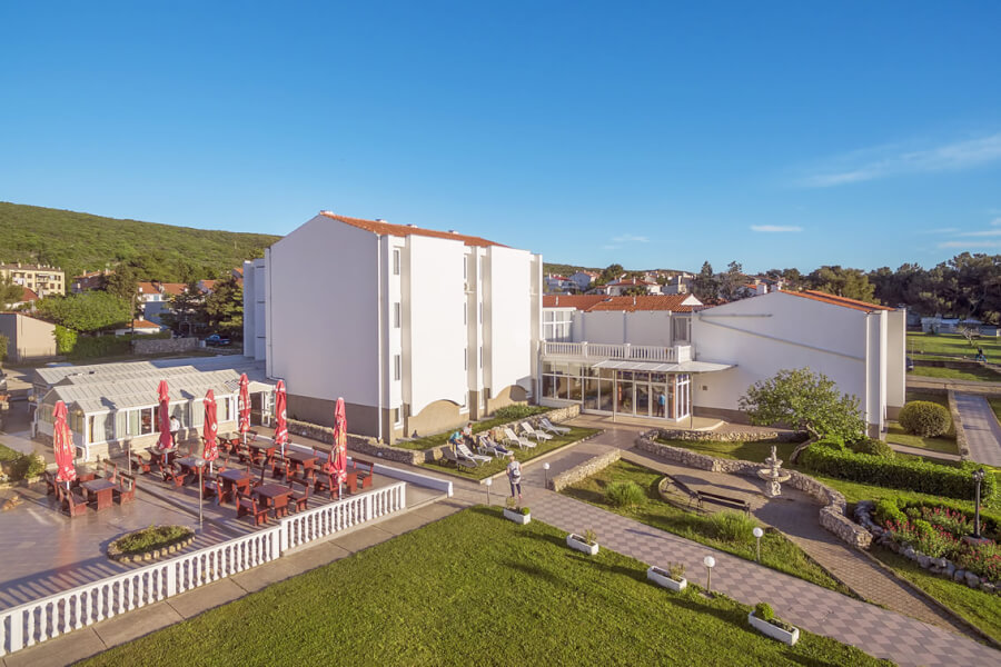 island Krk-hotel Omorika-Splošen pogled